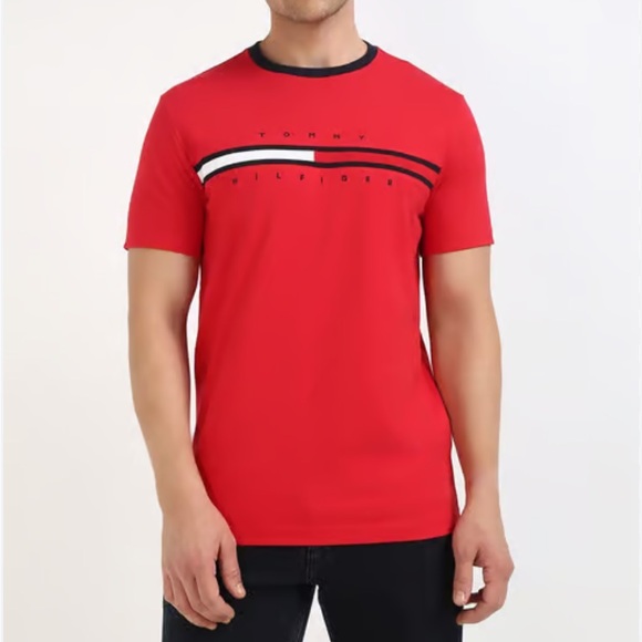 Tommy Hilfiger Other - Tommy Hilfiger Bold‎ Red Men's Tee, Us size XL